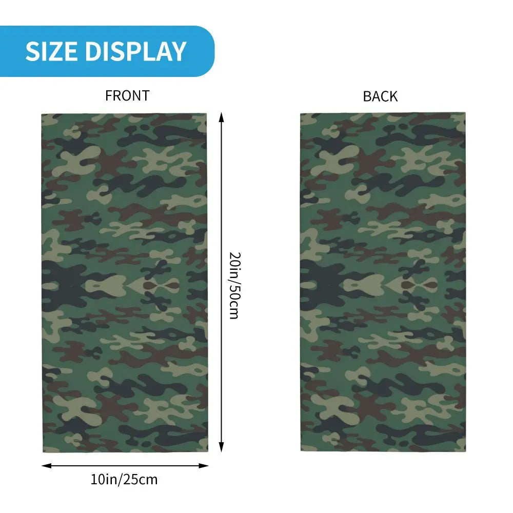 Tiger Stripe Camo – Bandeau Tour de Cou Hiver Multifonction pour Hommes et Femmes | Parfait pour Randonnée, Cyclisme, Sports Outdoor et Usage Quotidien - BLACKBEARD OUTDOOR INDUSTRIES