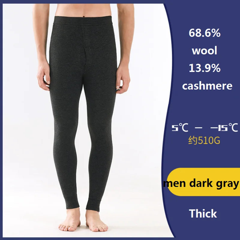 Sous-vêtements Thermiques en Laine Merinos pour Hommes et Femmes – Pantalon Long John d’Hiver avec Cashmere et Soie BLACKBEARD OUTDOOR INDUSTRIES