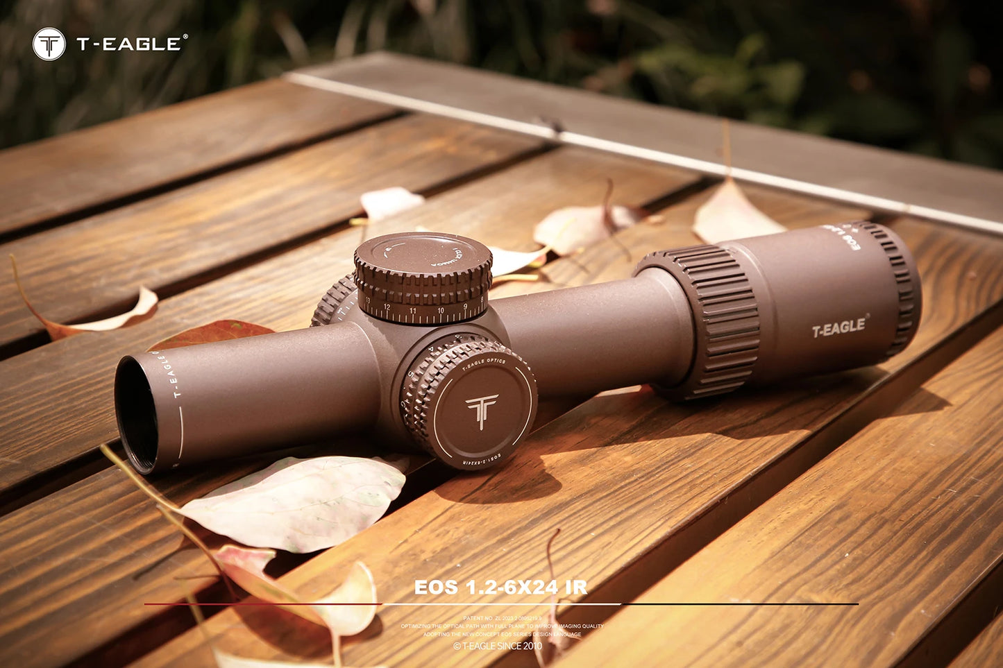 T-EAGLE EOS 1.2-6x24 IR - Lunette de Précision Tactique pour Fusil de Chasse avec Réticule Illuminé, Viseur Collimateur et Support Picatinny - BLACKBEARD OUTDOOR INDUSTRIES