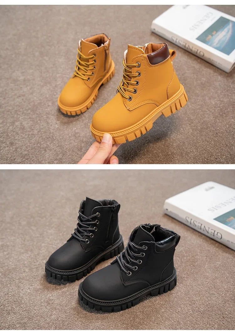 bottines exterieur en cuir pour enfants Ma boutique