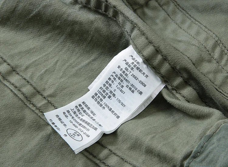 Veste Homme M65 Denim Rétro – Cargo Multi Poches – Style Militaire Outdoor Casual - BLACKBEARD OUTDOOR INDUSTRIES