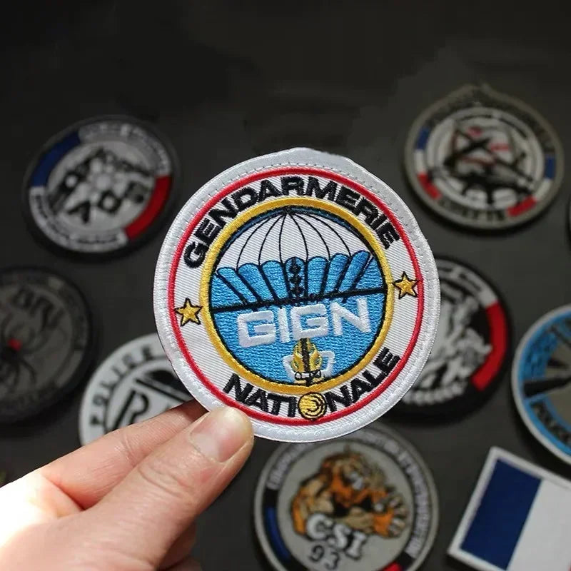 Patch Écusson Brodé GIGN GIPN BRI – Patch Tactique Militaire France – Pochettes à Attacher pour Vêtements et Sacs - BLACKBEARD OUTDOOR INDUSTRIES