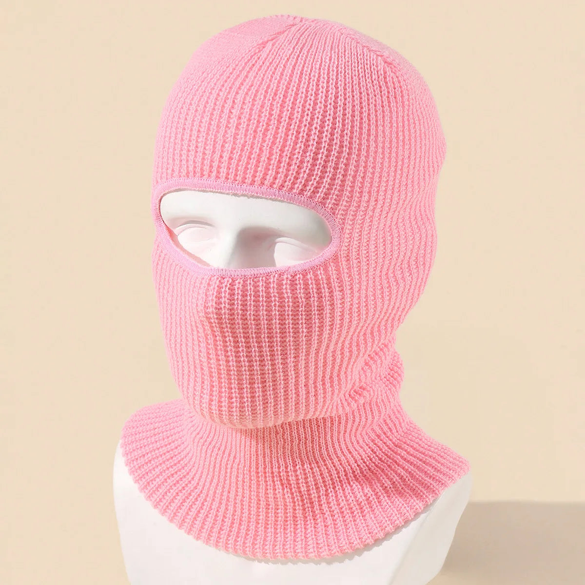 cagoule 1 trou en tricot unisexe acrylique 100 % Ma boutique