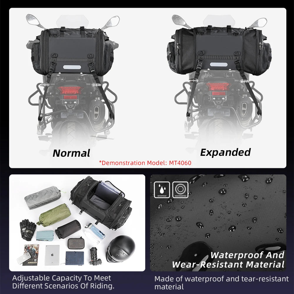 sacoche de voyage pour moto Rhinowalk 19L / 80L Ma boutique