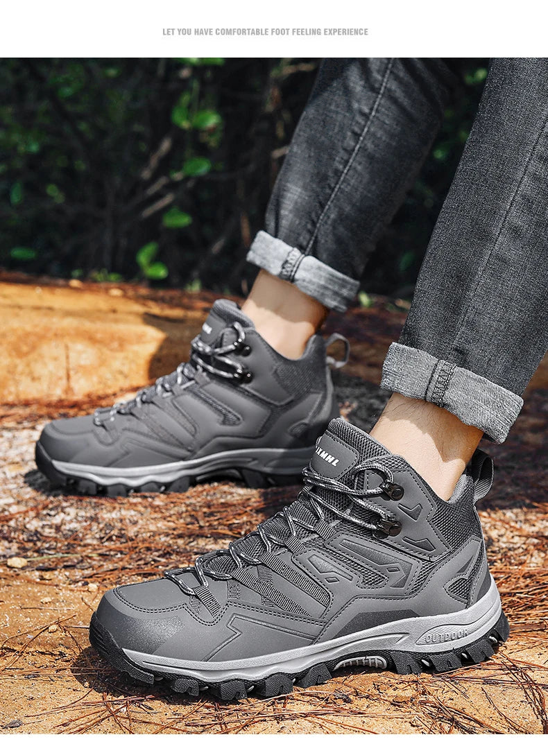 Chaussures de Randonnée Unisexes Anti-dérapantes Hautes - Grande Taille, Confort et Style pour l'Outdoor BLACKBEARD OUTDOOR INDUSTRIES
