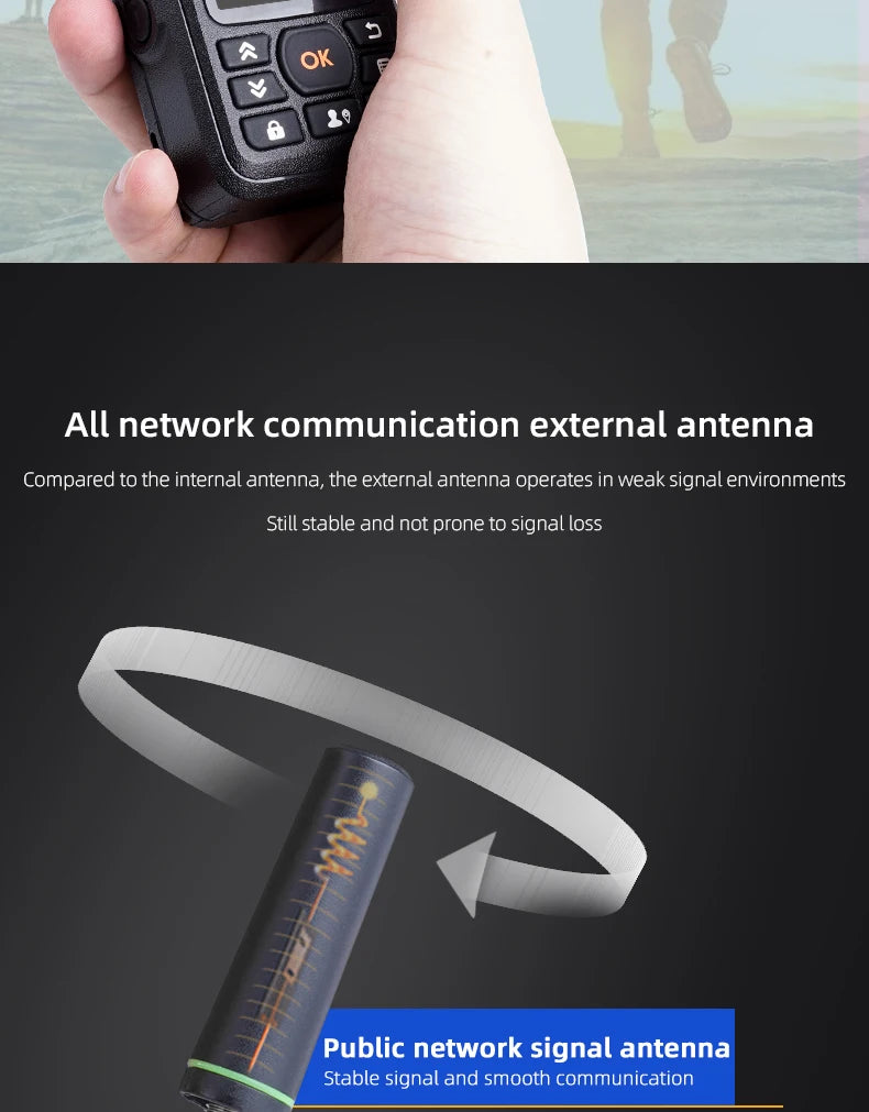KSUT ZL18 Talkie-Walkie Professionnel 4G WiFi Zello POC — Communication Sans Limite - BLACKBEARD OUTDOOR INDUSTRIES