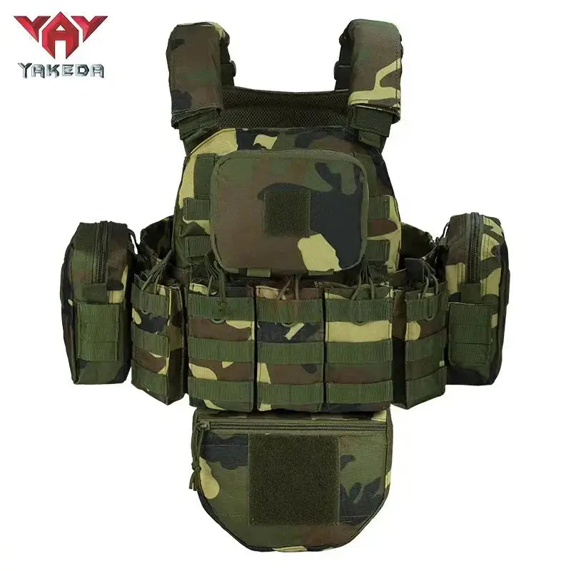 YAKEDA Plate Carrier Tactique – Gilet Modulaire avec Poches Incluses Ma boutique