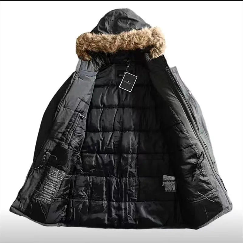 Manteau Long M65 Tooling Outdoor Homme et Femme Imperméable, Coupe-Vent, Ultra Chaud, Avec Capuche — Spécial Hiver - BLACKBEARD OUTDOOR INDUSTRIES