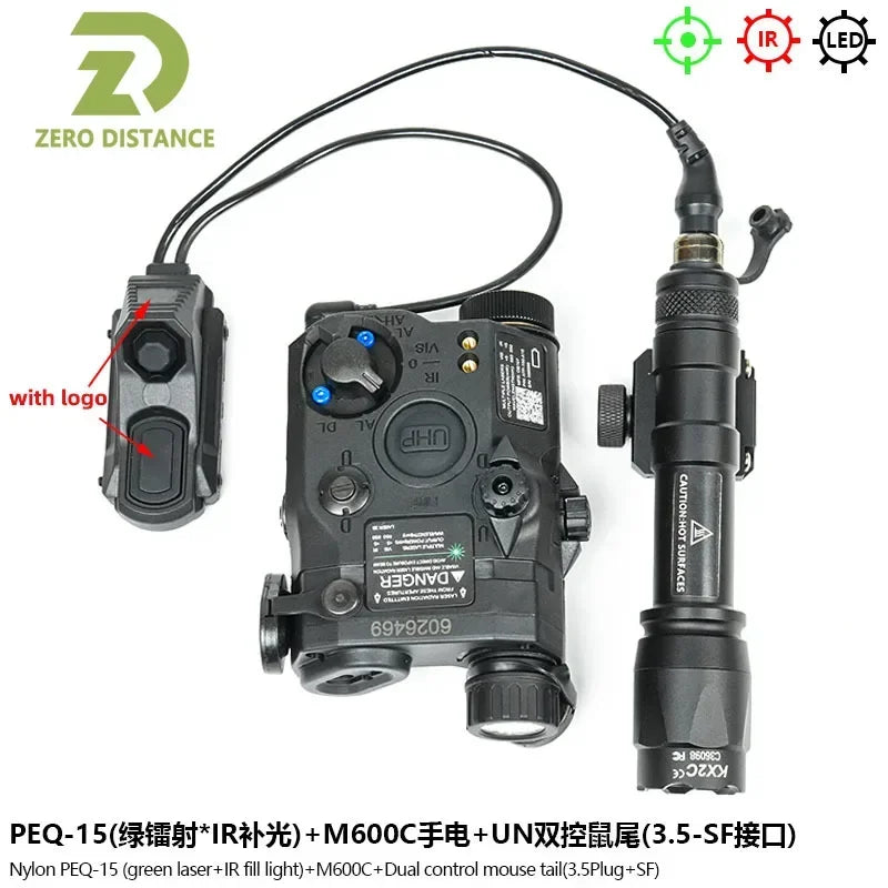 Tactical PEQ15 IR Fill Light/IR Laser et lampe de poche M600C Ma boutique