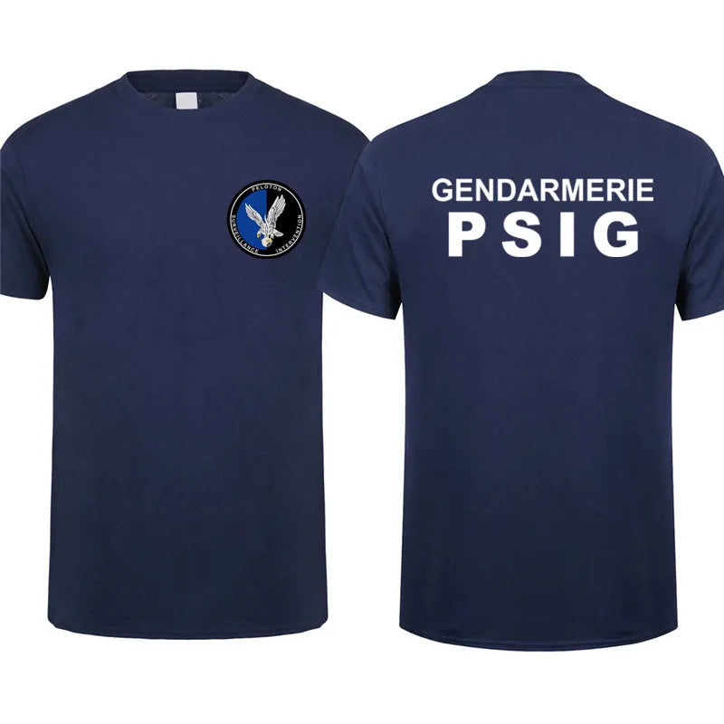 T-shirt Gendarmerie Française – Manches Courtes - BLACKBEARD OUTDOOR INDUSTRIES