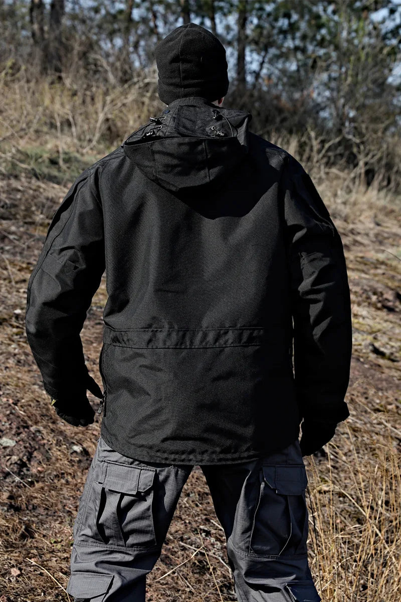 Manteau Trench Militaire Tactique Long et Moyen - Veste Extérieure Résistante et Imperméable - BLACKBEARD OUTDOOR INDUSTRIES