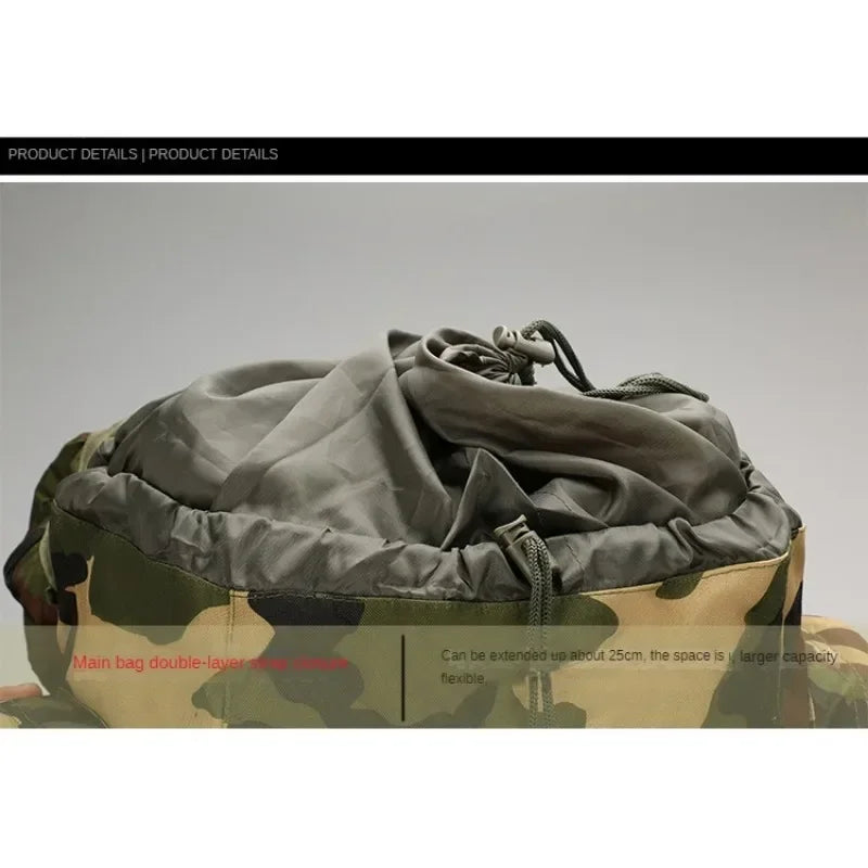 Sac à Dos de Randonnée 70L Imperméable avec Housse de Pluie – Grand Sac de Camping et Escalade - BLACKBEARD OUTDOOR INDUSTRIES