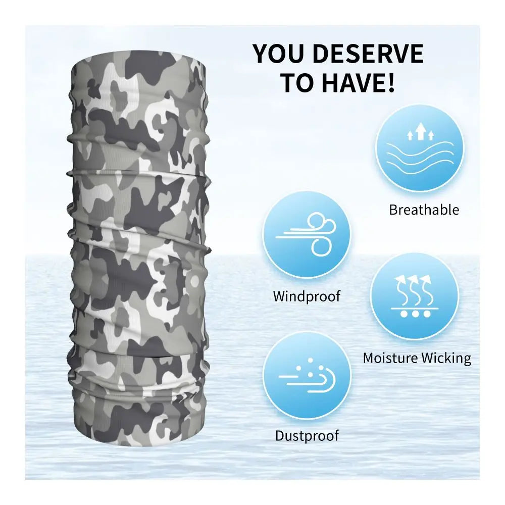 Tiger Stripe Camo – Bandeau Tour de Cou Hiver Multifonction pour Hommes et Femmes | Parfait pour Randonnée, Cyclisme, Sports Outdoor et Usage Quotidien - BLACKBEARD OUTDOOR INDUSTRIES