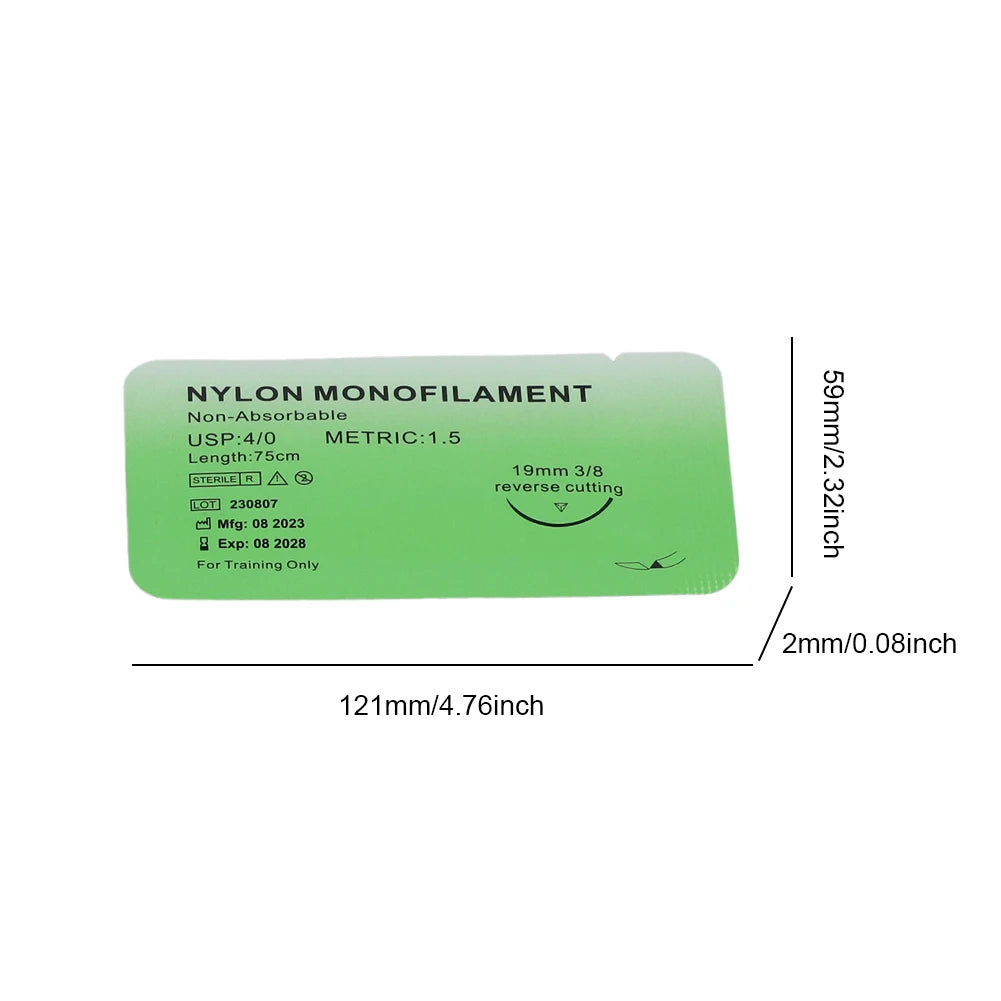 Kit de Pratique de Suture pour Étudiants en Médecine - Formation Chirurgicale avec Simulateur de Peau, Ensemble d'Outils d'Enseignement et Matériel Éducatif - BLACKBEARD OUTDOOR INDUSTRIES