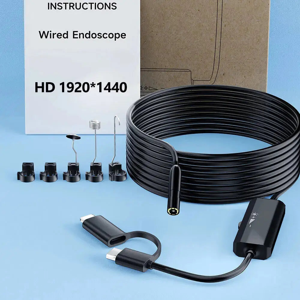 Caméra Endoscope 5.5/8mm pour Smartphone Android & iPhone | Inspection Automobile & Canalisation | Étanche IP67 | HD 3MP Ma boutique