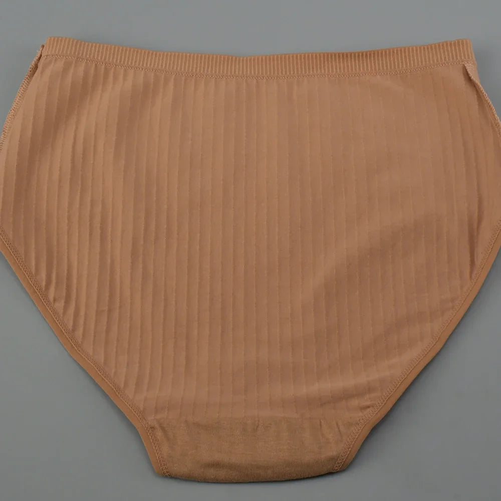 Culottes Coton Taille Haute Rayées Pour Femmes, Confortable & Respirante – Lingerie Plus Size BLACKBEARD OUTDOOR INDUSTRIES