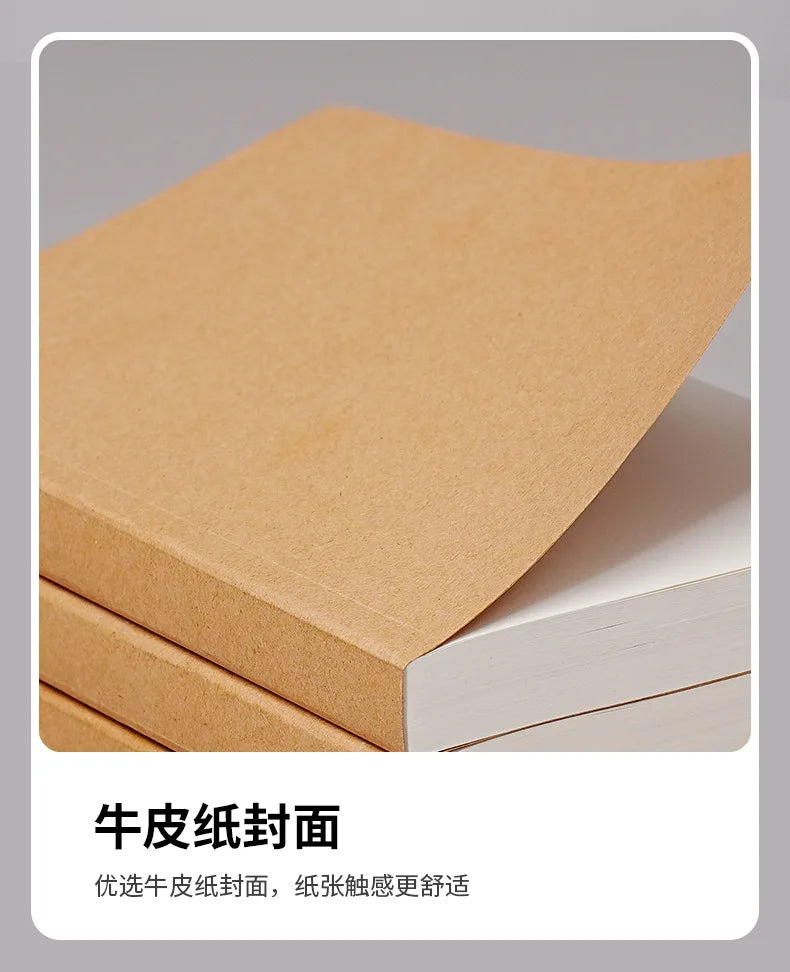 Carnet A5/B5 - 100 et 200 Feuilles - Couverture Kraft DIY - Idéal pour Bureau, Études et Projets Créatifs BLACKBEARD OUTDOOR INDUSTRIES