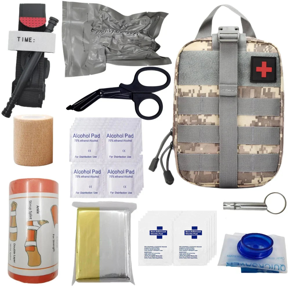 Kit de Premiers Secours Outdoor – Équipement de Sécurité pour Randonnée, Camping et Aventure en Montagne - BLACKBEARD OUTDOOR INDUSTRIES