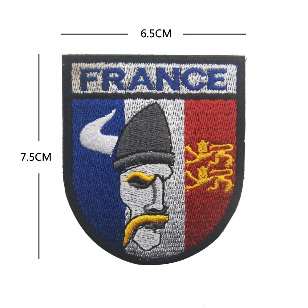 Patch Drapeau France IR Réfléchissant – Badge Tactique Brodé pour Casquette, Sac, Brassard - BLACKBEARD OUTDOOR INDUSTRIES
