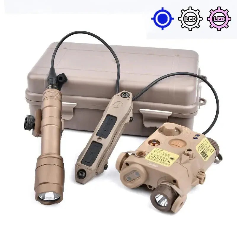 PEQ-15 Equipement Laser Puissant pour Airsoft – Laser Rouge/Vert/Bleu + IR Light + Flashlight M600C Ma boutique
