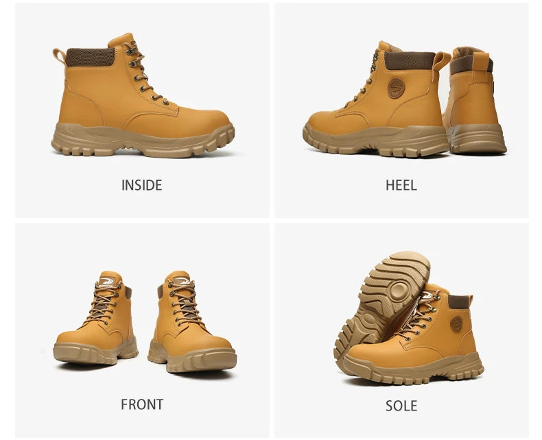 Chaussures de Sécurité Homme et Femme - Sneakers Anti-écrasement avec Embout Métallique, Bottes de Travail Indestructibles pour Construction - BLACKBEARD OUTDOOR INDUSTRIES