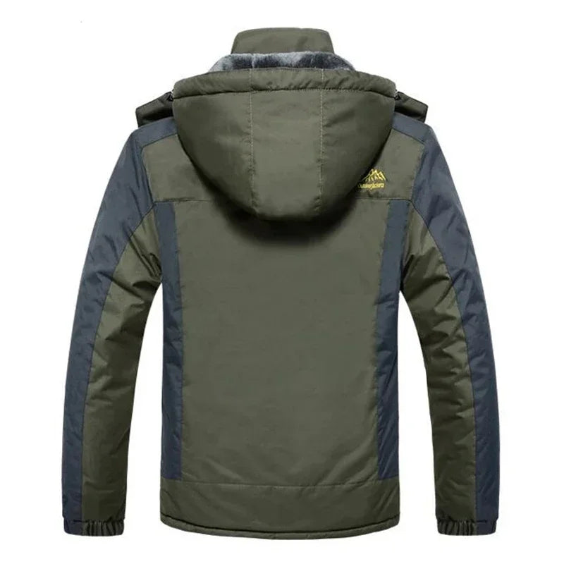 Parka Hiver Homme 2024 - Veste Chaude Imperméable avec Capuche Amovible | Coupe-Vent Militaire Fleece Jusqu’au 9XL - BLACKBEARD OUTDOOR INDUSTRIES