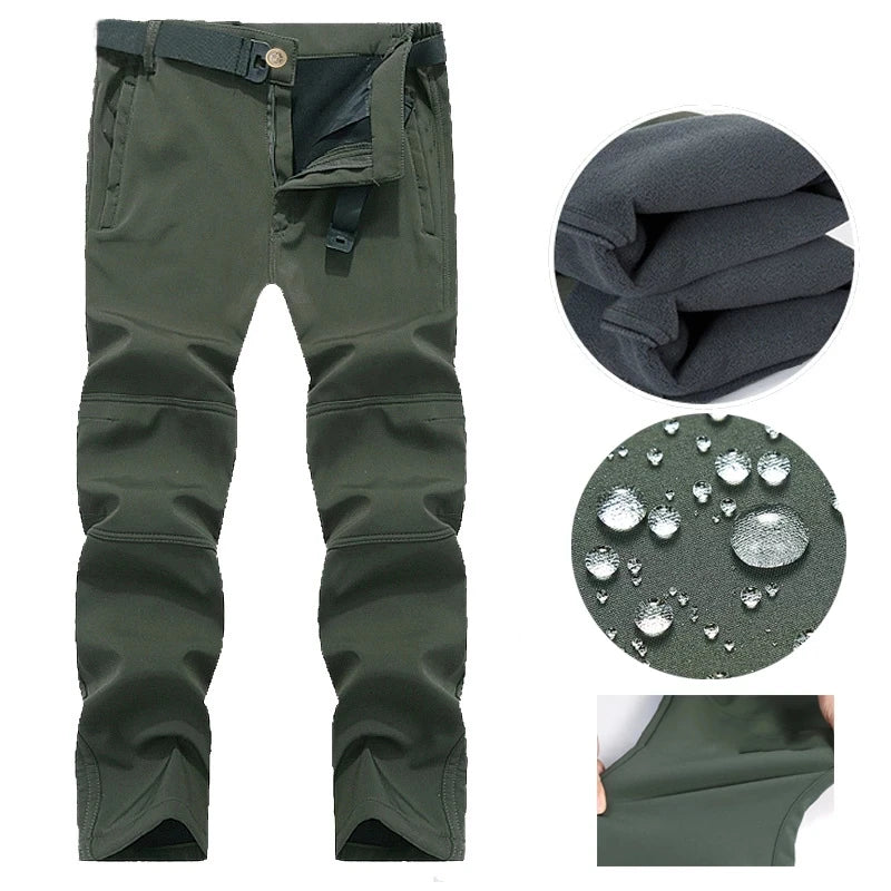 Ensemble Veste & Pantalon Tactique Homme Mazerout | Softshell Imperméable | Fleece Chaud | Randonnée, Pêche, Ski, Sécurité - BLACKBEARD OUTDOOR INDUSTRIES