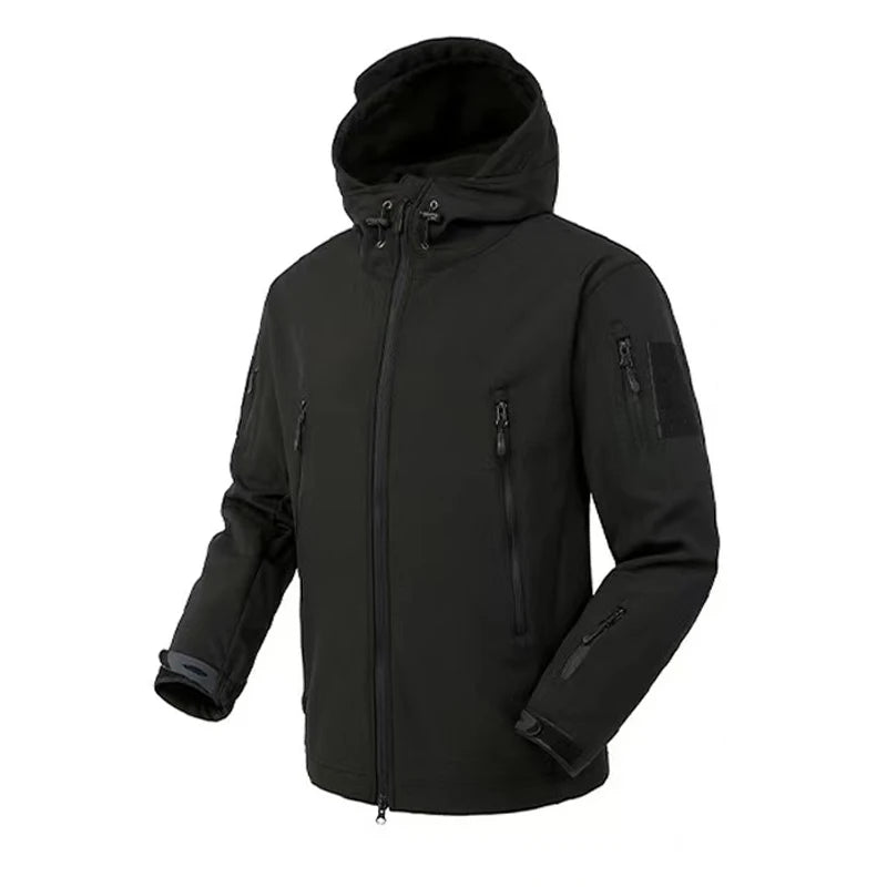 Ensemble Veste & Pantalon Tactique Homme Mazerout | Softshell Imperméable | Fleece Chaud | Randonnée, Pêche, Ski, Sécurité - BLACKBEARD OUTDOOR INDUSTRIES
