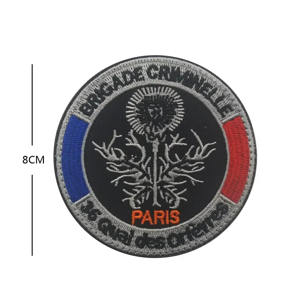 Patch Écusson Brodé GIGN GIPN BRI – Patch Tactique Militaire France – Pochettes à Attacher pour Vêtements et Sacs - BLACKBEARD OUTDOOR INDUSTRIES