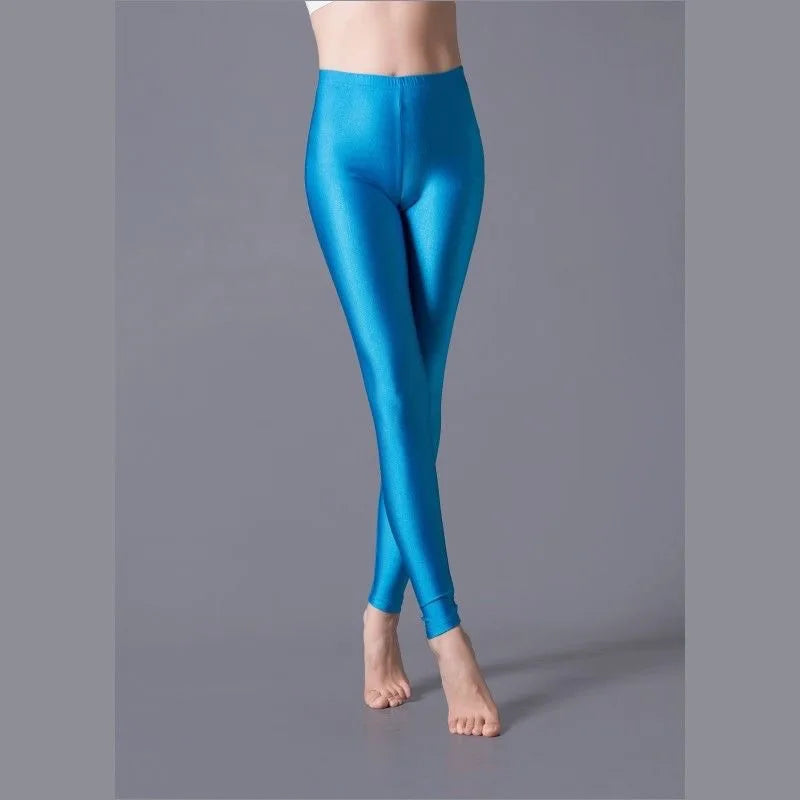 Leggings Skinny Élastiques Femme - Pantalon Crayon Slim Taille Plus, Brillant, Idéal pour Yoga et Activités Sportives - BLACKBEARD OUTDOOR INDUSTRIES