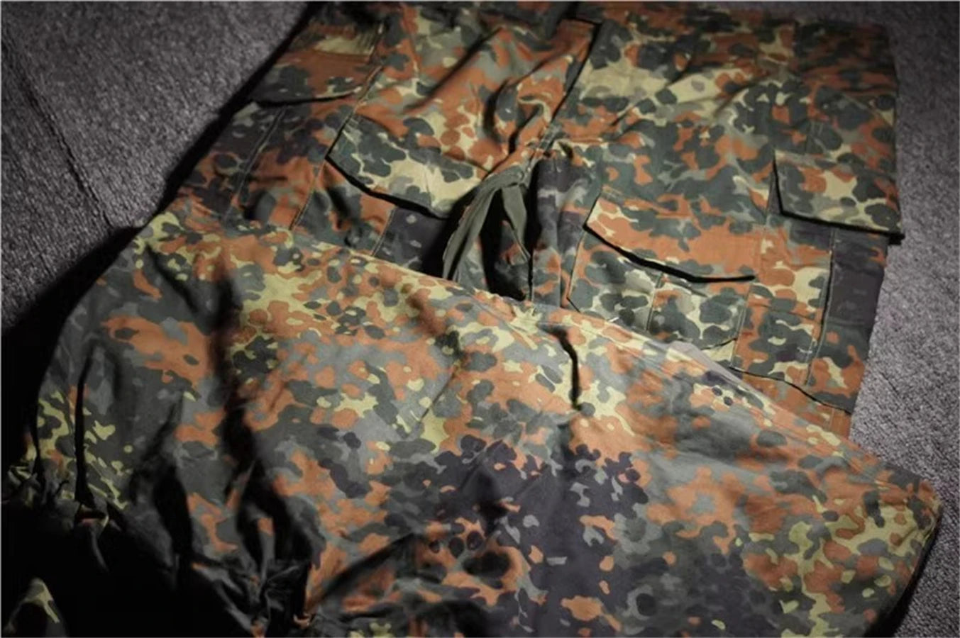 Ensemble Tactique GSG9 Camouflage Flecktarn GEN3 – Tenue Complète d’Entraînement Combat pour Forces Spéciales (Chemise + Pantalon à Manches Longues) - BLACKBEARD OUTDOOR INDUSTRIES