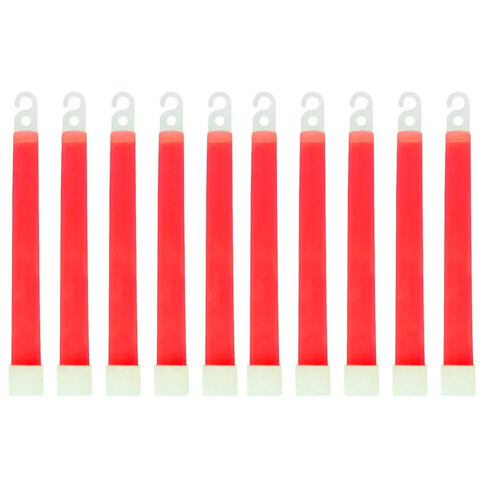Lot de 50 Bâtons Lumineux Fluorescents 15 cm Équipement de Survie Militaire | Camping, Randonnée, SOS, Urgence, Fête | - BLACKBEARD OUTDOOR INDUSTRIES