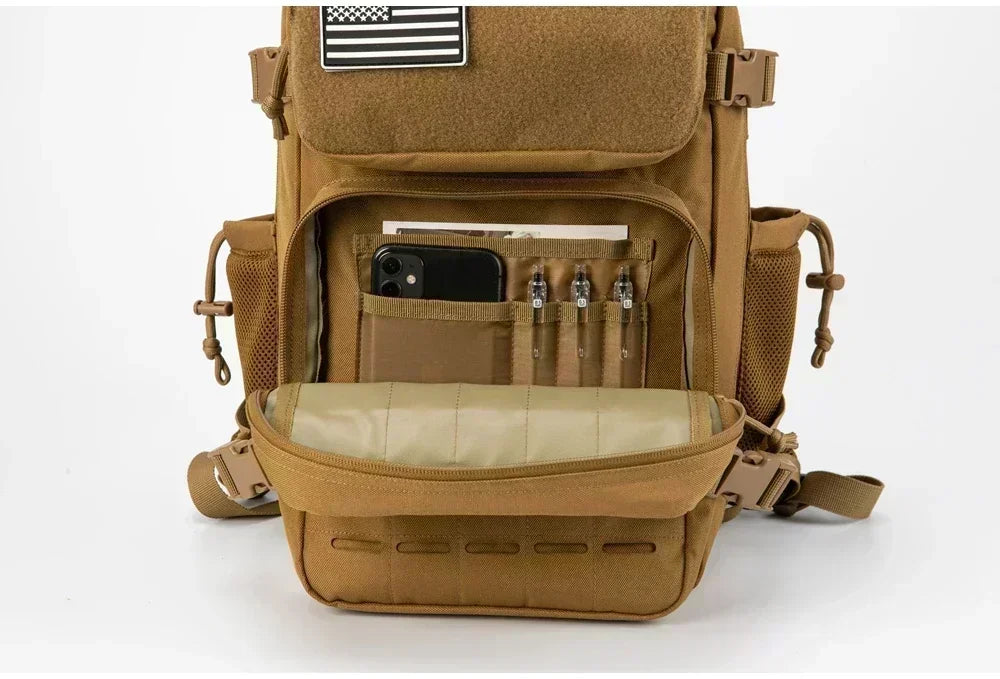 Sac à Dos Tactique Outdoor 25L/45L – Laser Cut MOLLE, Rucksack Polyvalent pour Homme et Femme - BLACKBEARD OUTDOOR INDUSTRIES