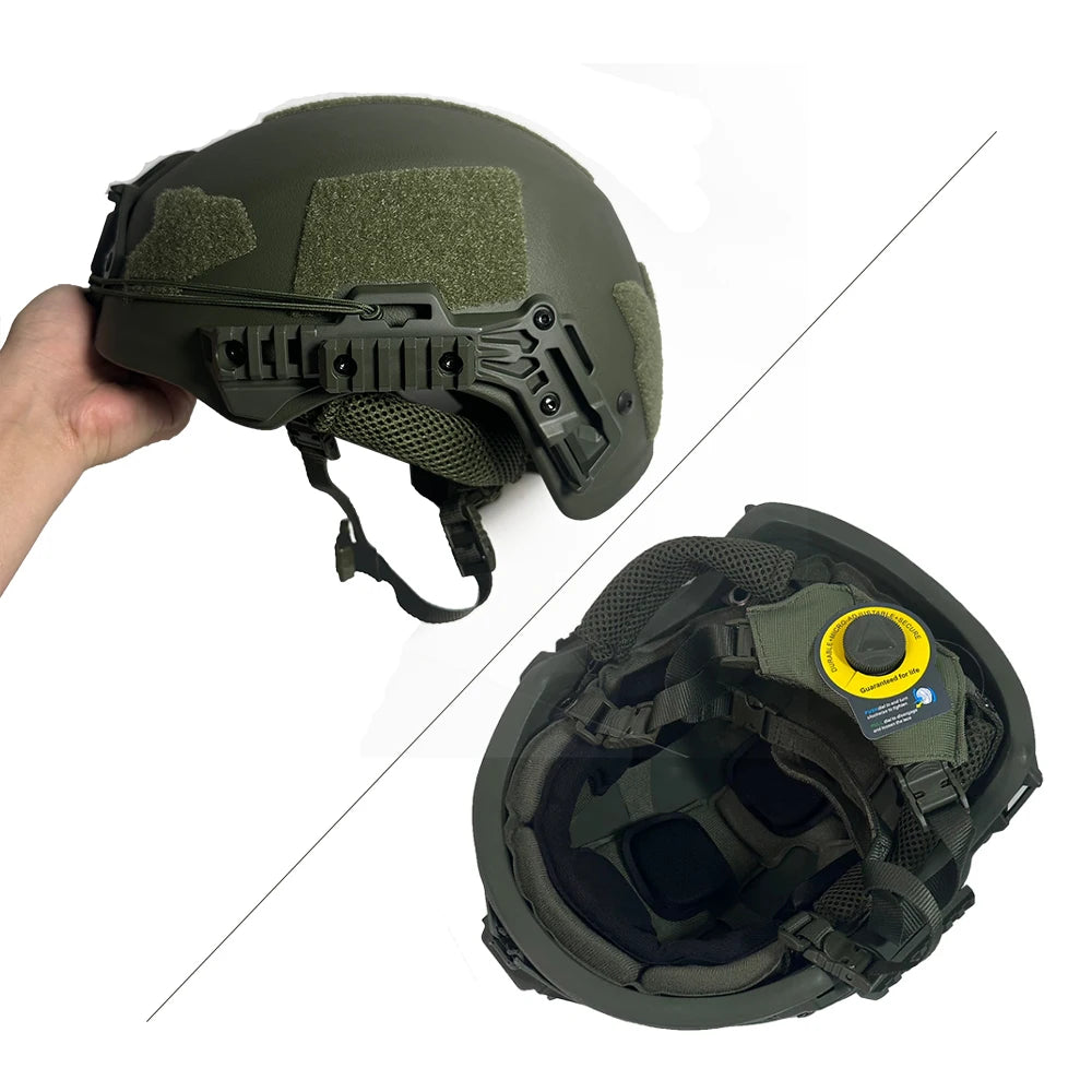 Casque Balistique LPRED Exfil Haute Découpe NIJ IIIA – Système BOA CAM FIT EPIC Liner - BLACKBEARD OUTDOOR INDUSTRIES
