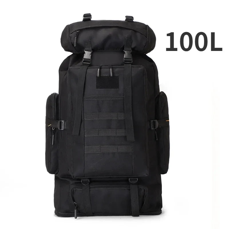 Sac à Dos Tactique 80L / 100L – Grand Volume pour Randonnée, Camping & Trekking - BLACKBEARD OUTDOOR INDUSTRIES