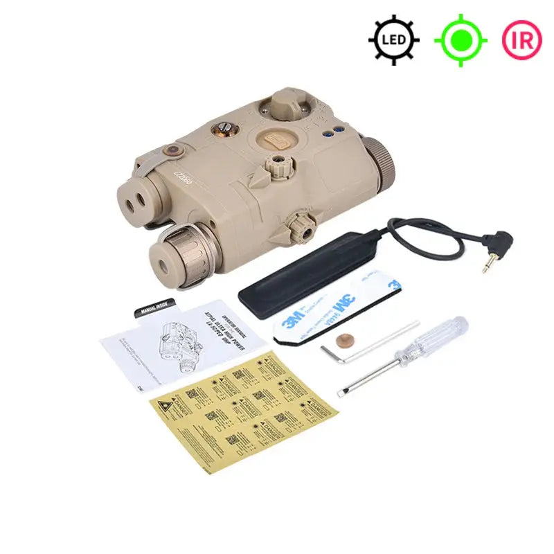 PEQ-15 Equipement Laser Puissant pour Airsoft – Laser Rouge/Vert/Bleu + IR Light + Flashlight M600C Ma boutique