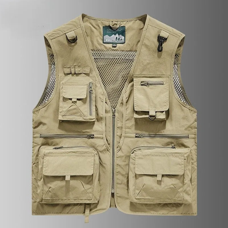 Gilet Tactique Homme Été – 14 Poches, Mesh Respirant - BLACKBEARD OUTDOOR INDUSTRIES