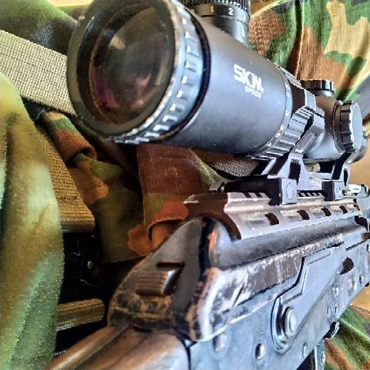 Lunette de visée SKWoptics 1.25-5x26A - Réticule BDC AK47 | Optique Tactique 30mm - BLACKBEARD OUTDOOR INDUSTRIES