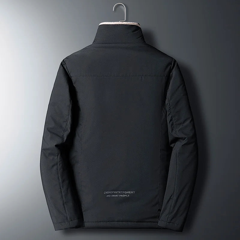 Veste Homme Hiver 2025 — Manteau Chaud Épais en Polaire Coupe Classique - BLACKBEARD OUTDOOR INDUSTRIES