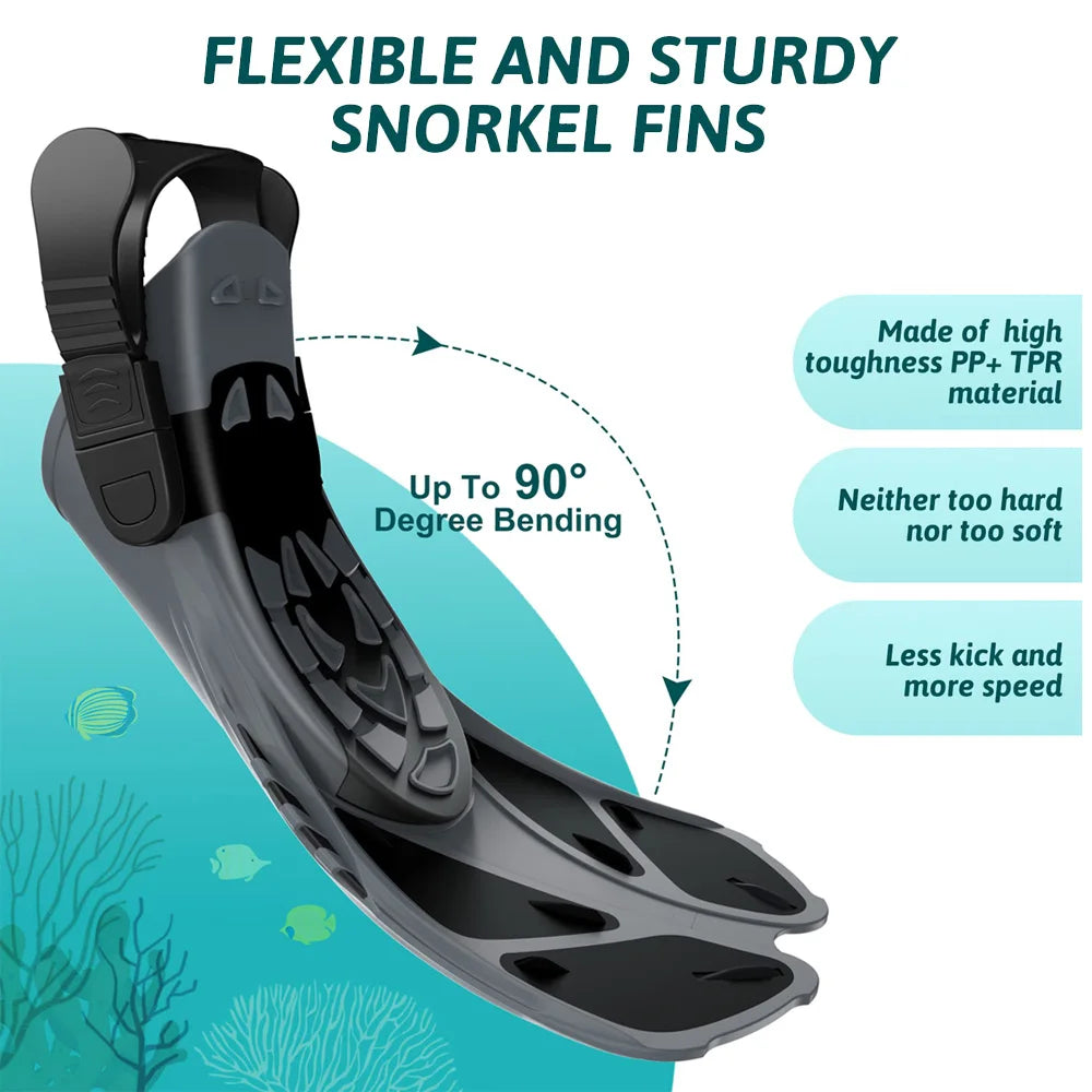 palmes de snorkeling ajustables Ma boutique
