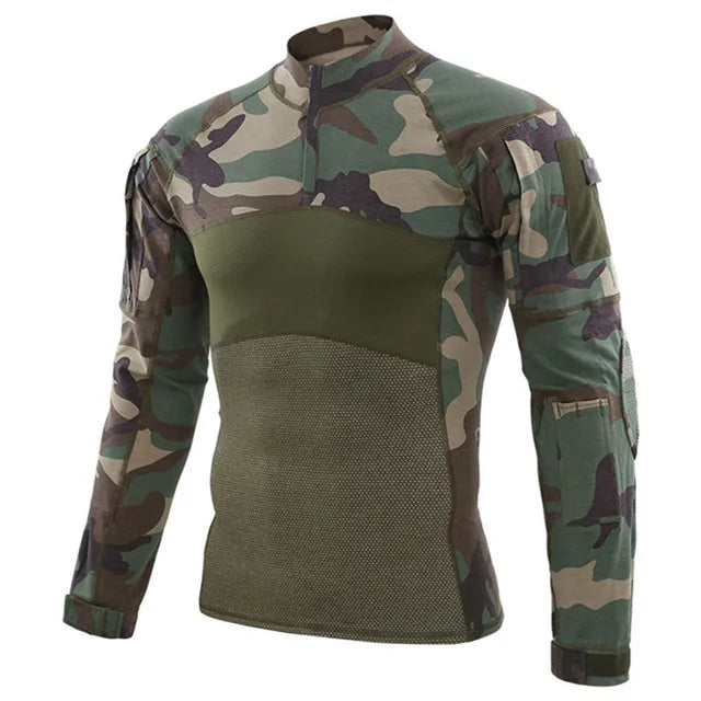 T-shirt Tactique Camouflage Longues Manches – ESDY A1 - BLACKBEARD OUTDOOR INDUSTRIES