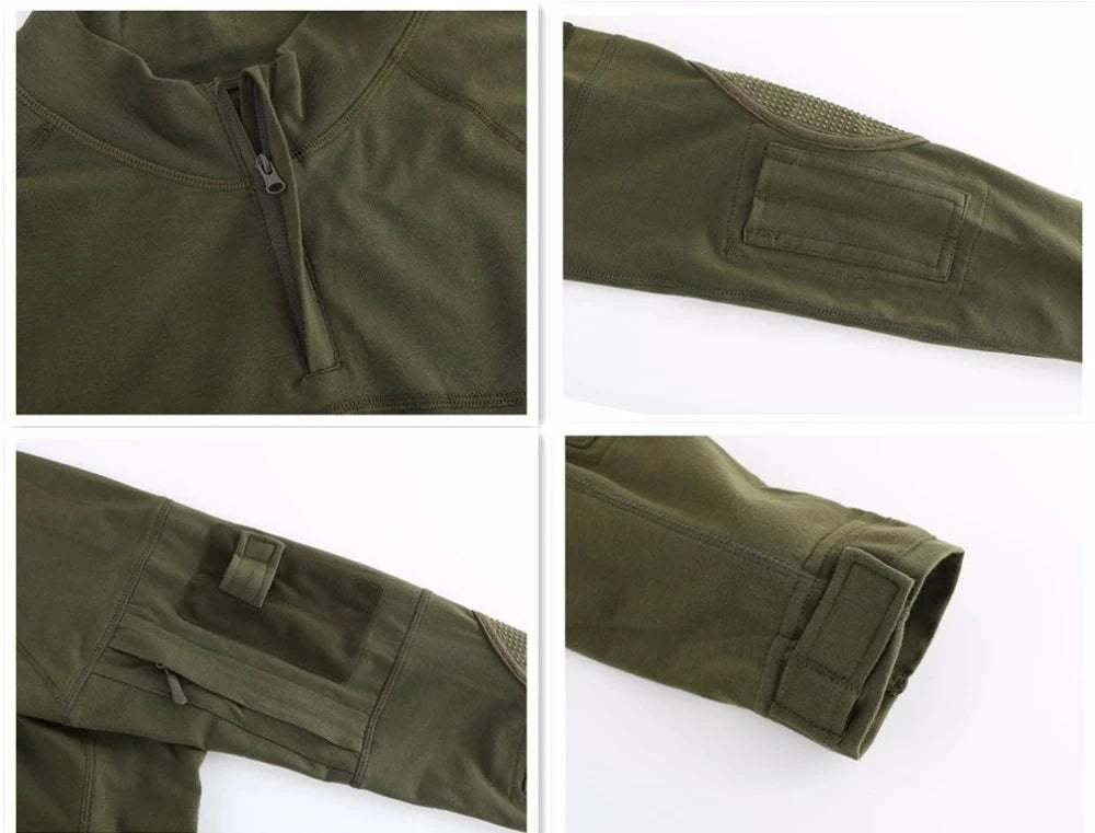 T-shirt Tactique Camouflage Longues Manches – ESDY A1 - BLACKBEARD OUTDOOR INDUSTRIES