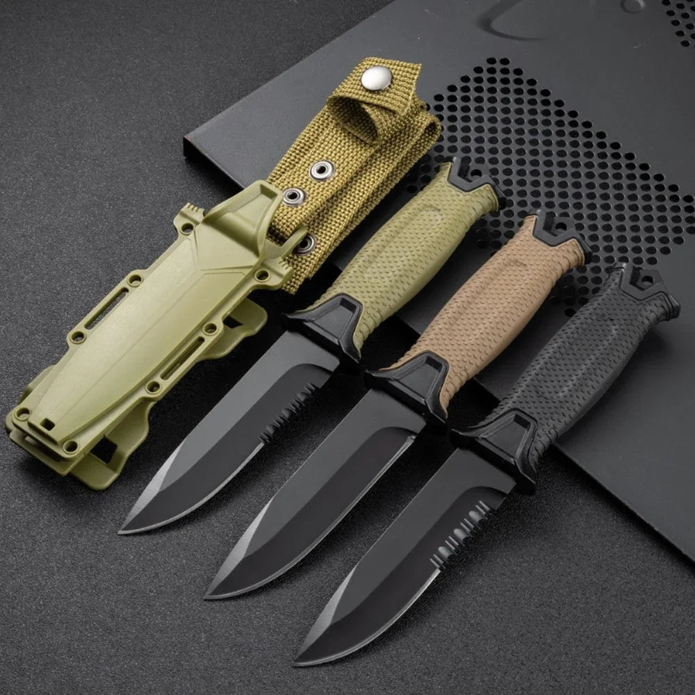 Couteau de Survie Outdoor en Acier Inoxydable D2 – Portable, Tactique, Randonnée - BLACKBEARD OUTDOOR INDUSTRIES
