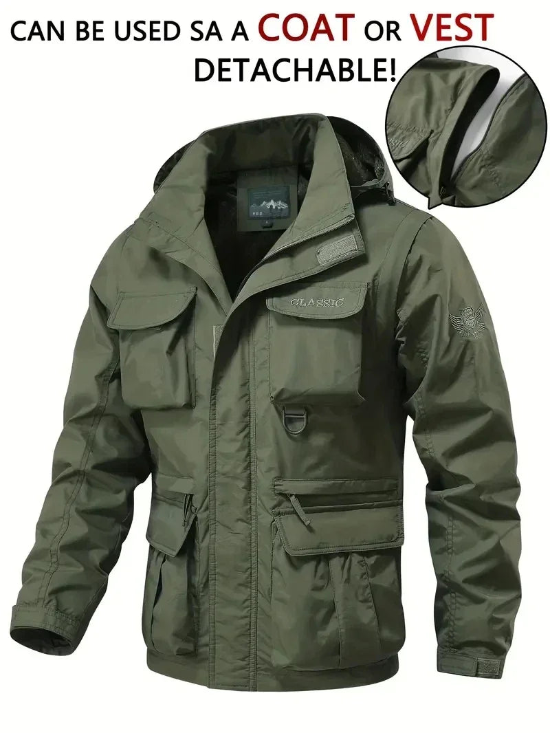 Veste Cargo Multi-Poches Homme – Imperméable & Modulable - BLACKBEARD OUTDOOR INDUSTRIES