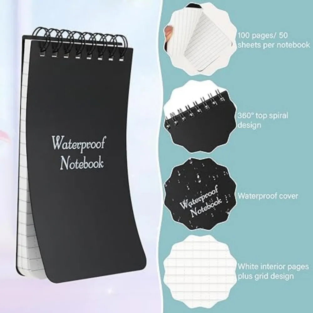 Carnet de Notes Étanche - Cahier Tactique Compact pour Conditions Climatiques Difficiles - BLACKBEARD OUTDOOR INDUSTRIES