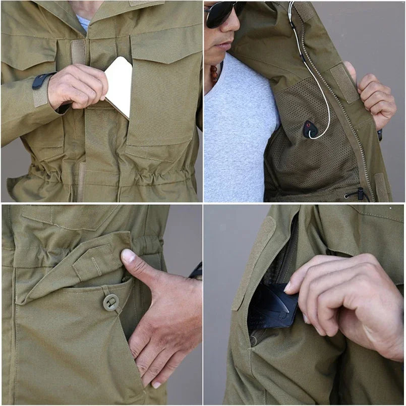 Veste M65 Tactique Militaire Homme – Hiver | Imperméable, Polaire, Chaude & Résistante - BLACKBEARD OUTDOOR INDUSTRIES