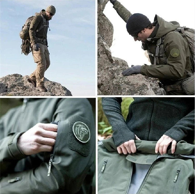 Veste SoftShell Imperméable pour Extérieur 2021 – Coupe-Vent pour Chasse, Ski, Randonnée, Camping, Pêche et Activités Tactiques – Hommes & Femmes - BLACKBEARD OUTDOOR INDUSTRIES