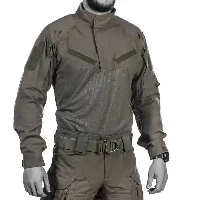Chemise Tactique de Combat à Manches Longues pour Homme - Haut Camouflage pour Entraînement Militaire, Chasse, et Sports de Plein Air BLACKBEARD OUTDOOR INDUSTRIES