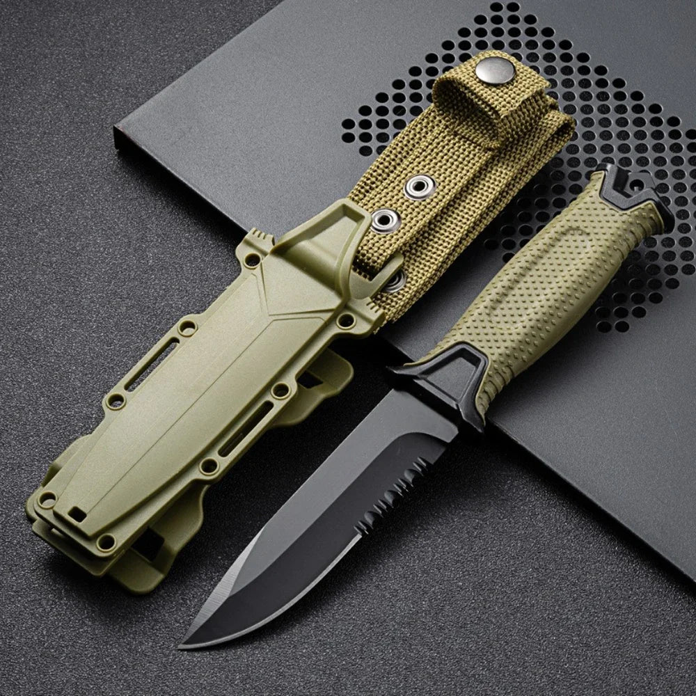 Couteau de Survie Outdoor en Acier Inoxydable D2 – Portable, Tactique, Randonnée - BLACKBEARD OUTDOOR INDUSTRIES