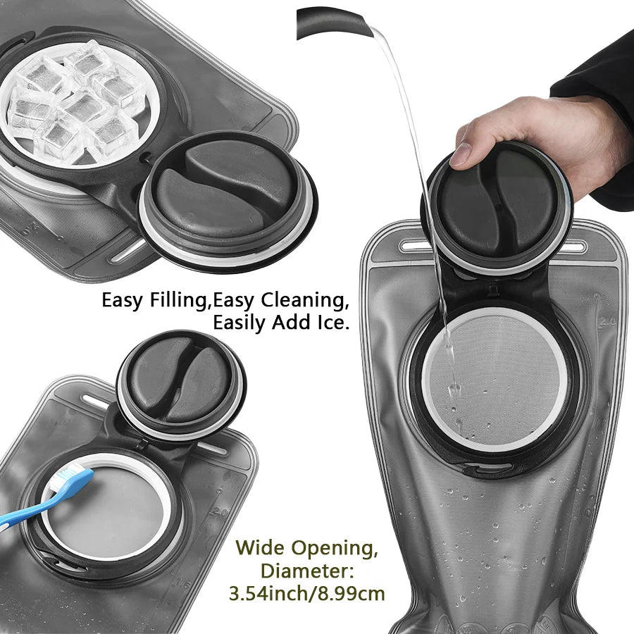Sac d’Eau Étanche à Libération Rapide – 1,5L à 3L – Sac Hydratation pour Randonnée, Camping et Trekking - BLACKBEARD OUTDOOR INDUSTRIES